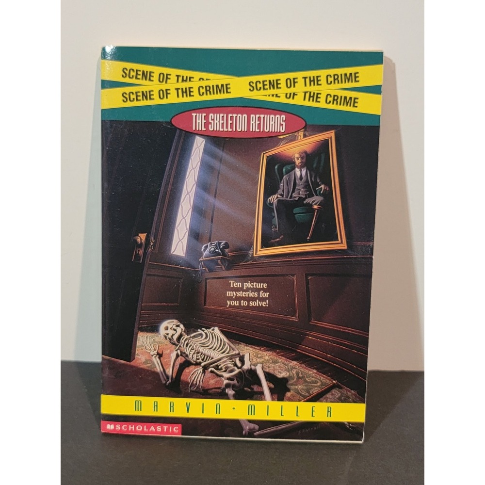 The Skeleton Returns Marvin Miller 1996‎ First Scholastic Printing Mystery